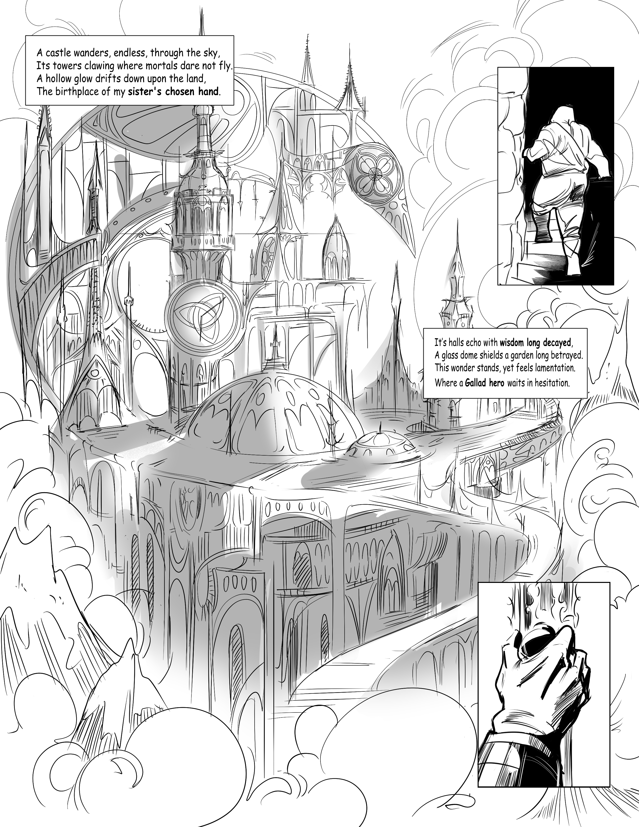 Tales of Despina: Half Full — Page 2, The Temple
