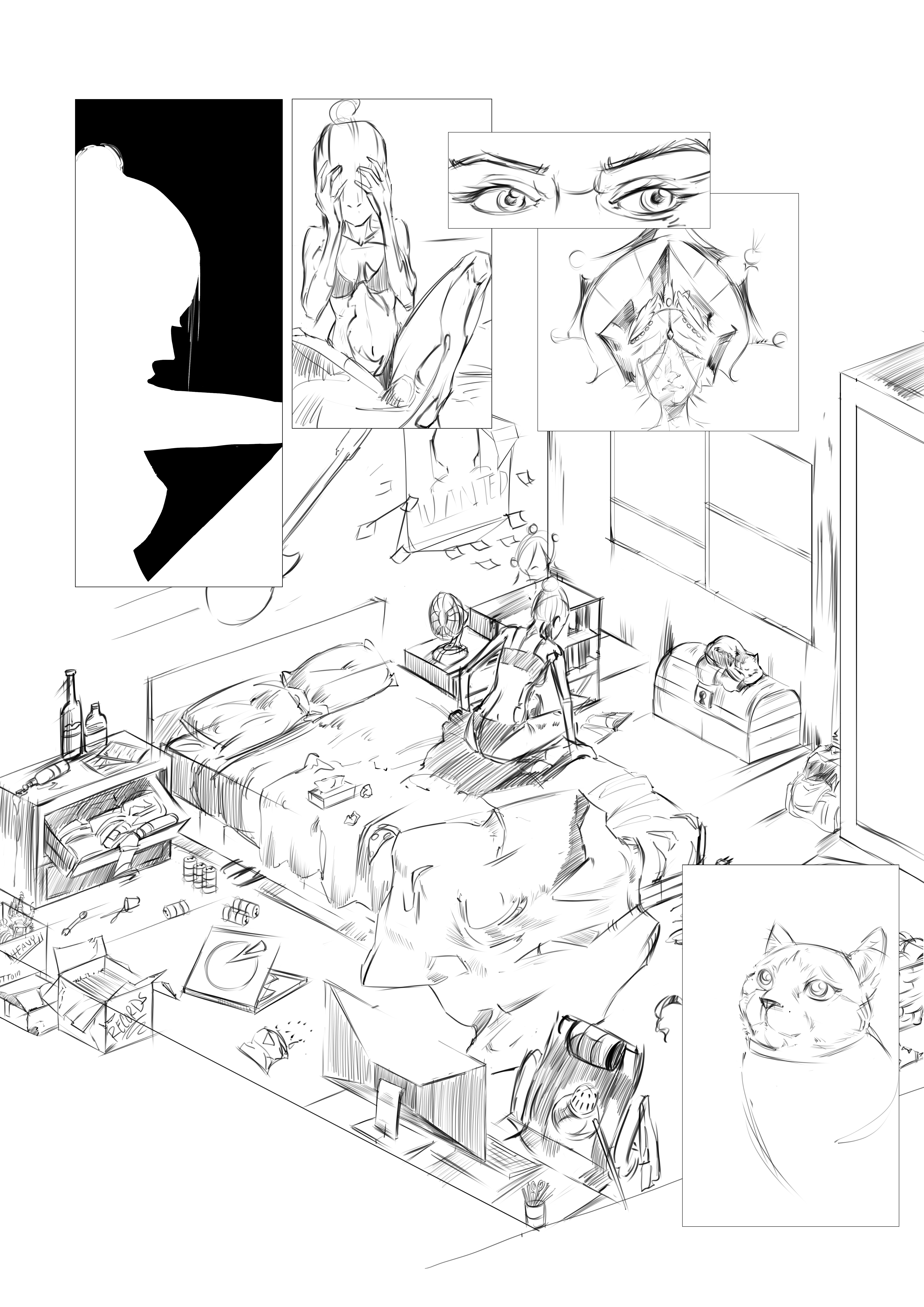 Panel art — AJ's Room